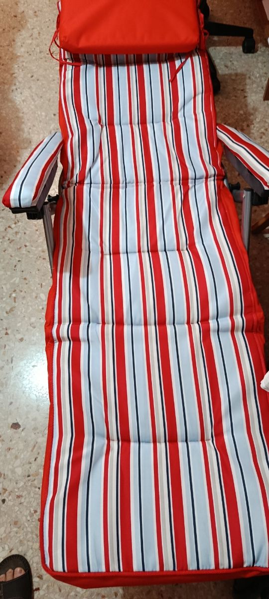 Sedia sdraio giardino, 1 pz