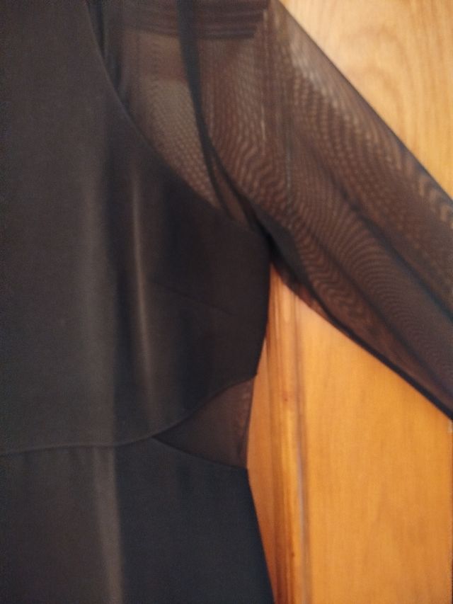 Vestido negro Benetton - Talla L