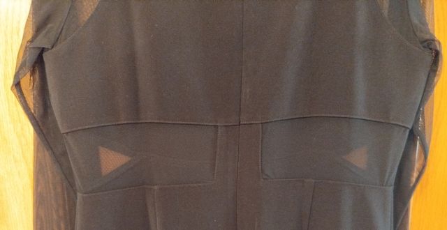 Vestido negro Benetton - Talla L