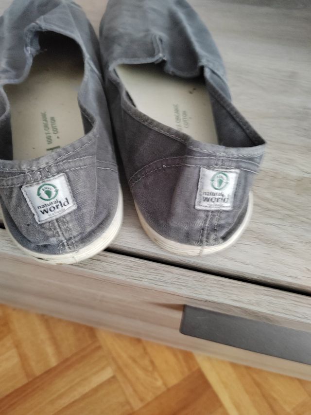 Zapatillas Natural World grises 43(talla cómo 44)