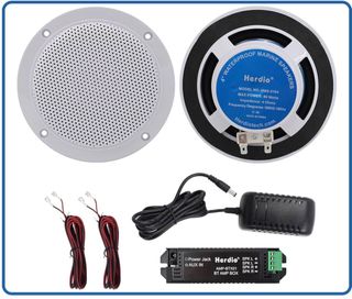 Altavoces marinos Herdio impermeables