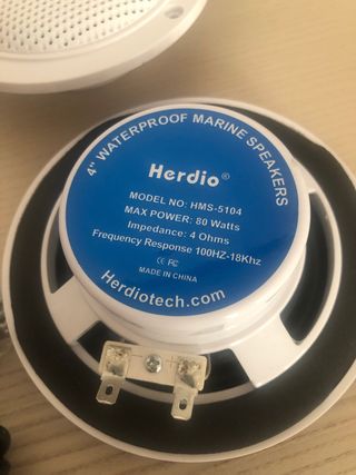 Altavoces marinos Herdio impermeables