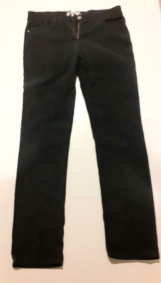 Pantaloni velluto neri donna