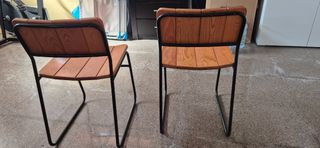 2 Sillas estilo industrial