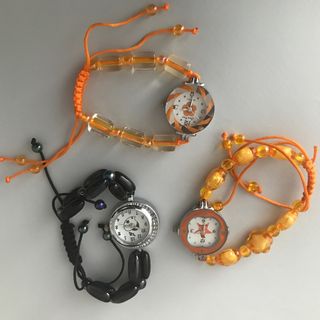 Lote 3 relojes pulsera - varios colores