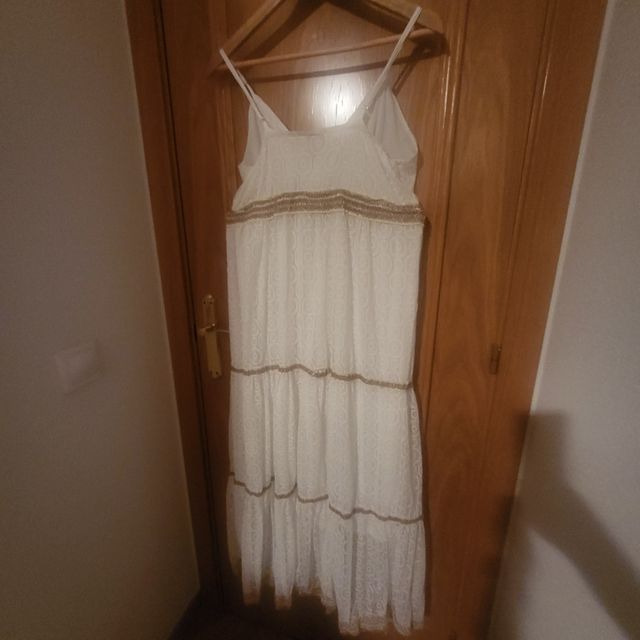 Vestido blanco boho chic