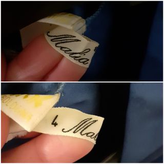Vestaglia raso blu