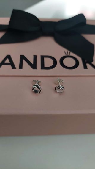 Pendientes Pandora Nudos Plata