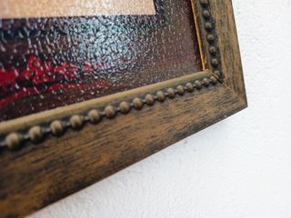 Cuadro flores azules - 26x56cm