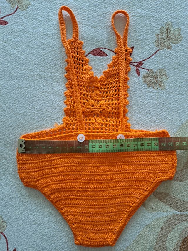 2 costumi crochet neonata estivi