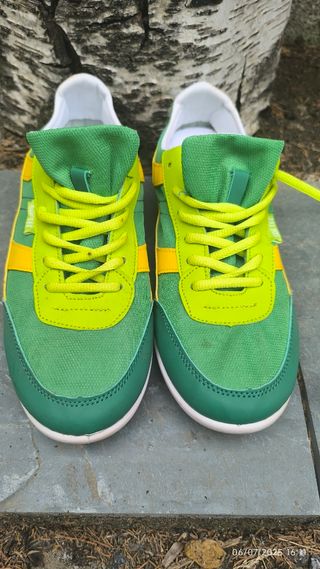 Zapatillas Softee verdes y amarillas - 44