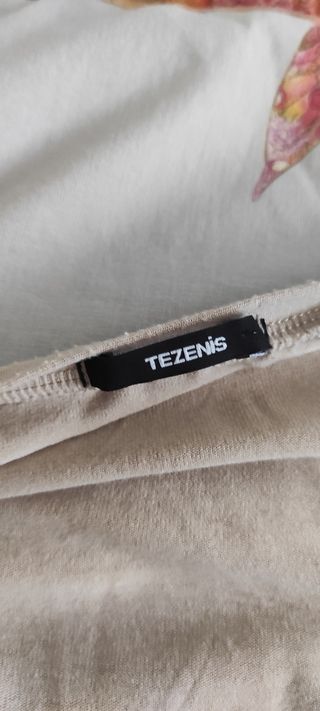 Maglia Tezenis beige lunga pizzo