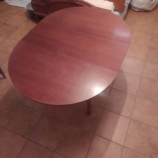 Mesa camilla extensible de madera