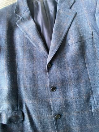 Americana azul caballero
