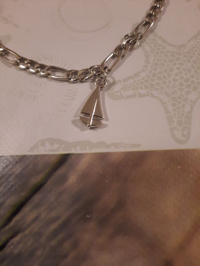 Braccialetto acciaio barca