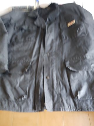 Chaqueta moto tipo barbour vintage 