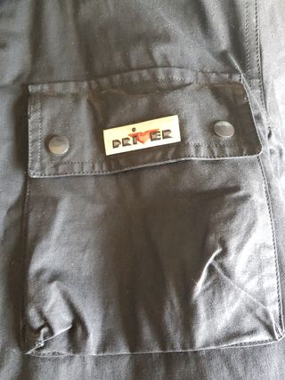 Chaqueta moto tipo barbour vintage 