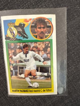 Cromo Martin Vazquez R.Madrid 93-94