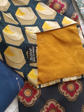 Corbatas vintage seda - 5uds