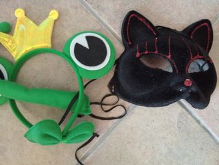 Máscaras de Carnaval: Gato & Sapo
