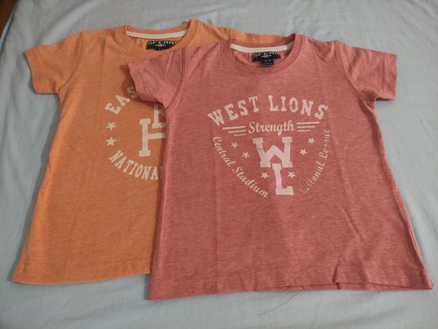 2 Camisetas niño algodón