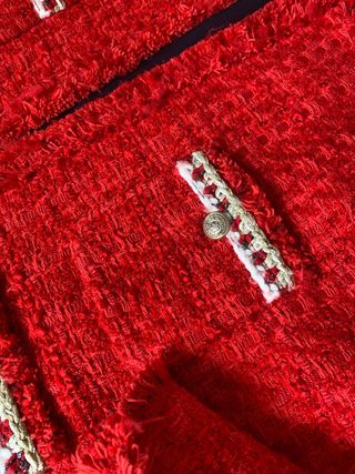 Chaqueta roja Zara - T. Chanel