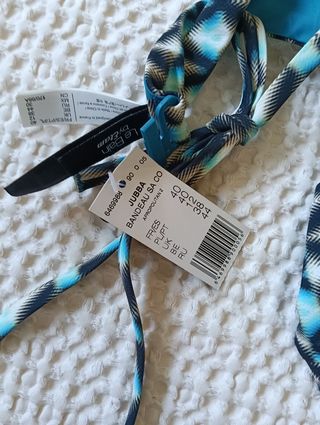 Bikini Etam azul turquesa