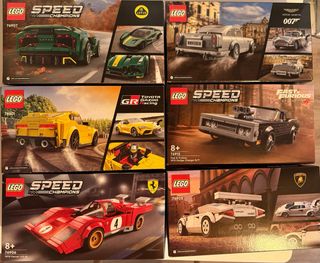 LEGO Speed Champions: pack 6 coches descatalogados