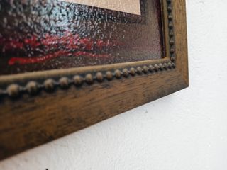 Cuadro flores azules 2 - 26x56cm