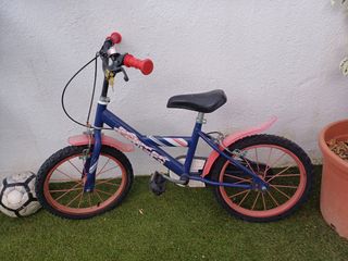 Bicicleta niño 16" azul