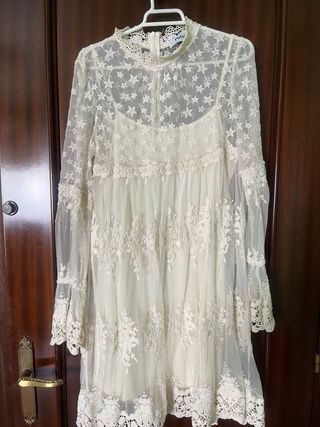 Vestido POÈTE beige