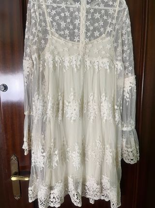 Vestido POÈTE beige