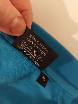 Polo Valvoline azzurra