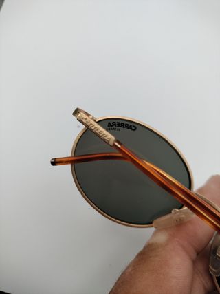 Gafas Carrera vintage doradas