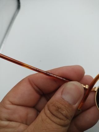 Gafas Carrera vintage doradas