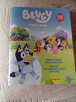 Cromos Bluey "vamos a jugar"