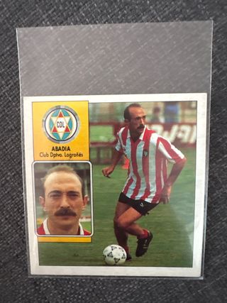 Cromo Abadia - CD Logroñés 92-93