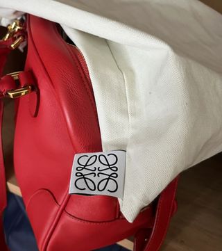 Bolso Loewe Amazona bandolera rojo