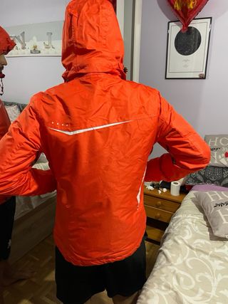Chaqueta esquí naranja impermeable