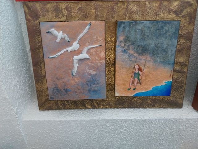 Cuadro metal esmaltado