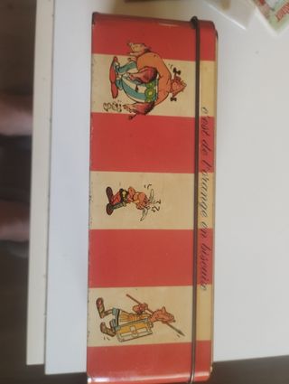 Lata galletas Astérix vintage