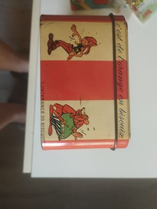Lata galletas Astérix vintage