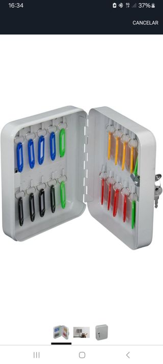 Caja de llaves - metálica - 20 llaves