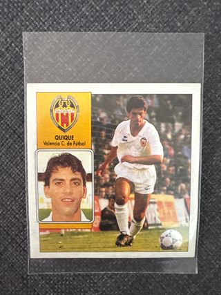 Cromo Quique Sánchez Flores - Liga 92-93