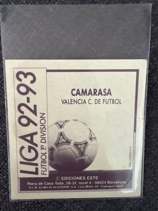 Cromo Camarasa Liga 92-93