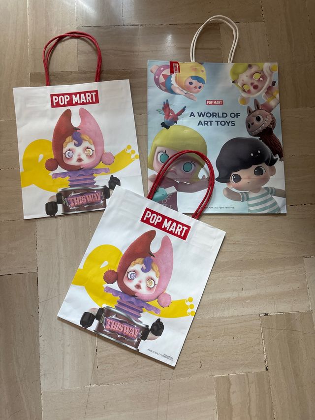 3 Bolsas Pop Mart