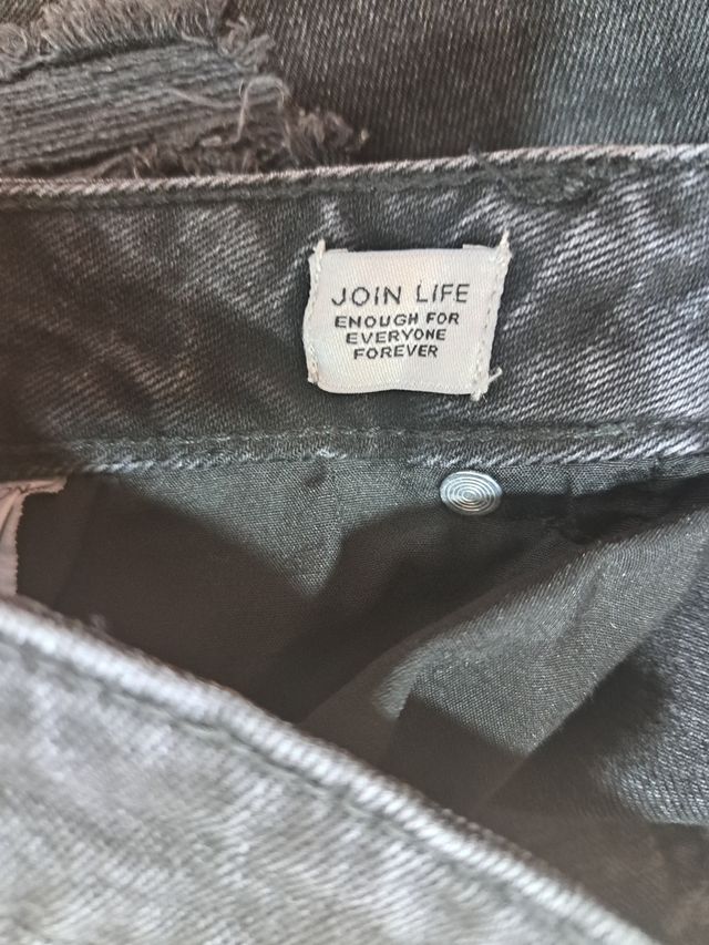 Pantalones cortos Pull&Bear negros, talla L