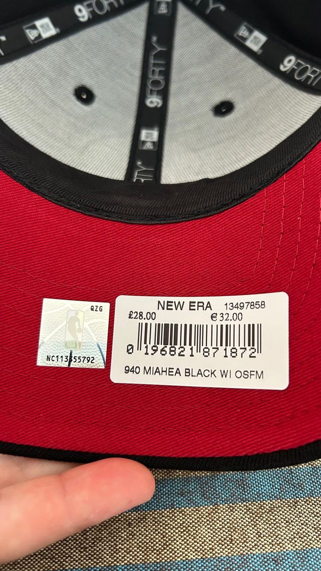 Berretto New Era Black Widow X Miami Heat