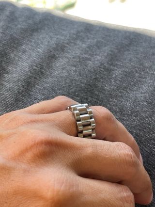 Anello a Maglie in Argento