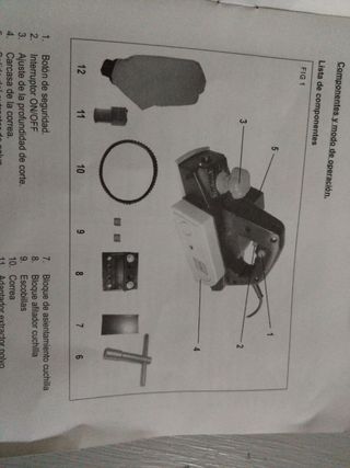 Cepillo eléctrico CANORA 650w